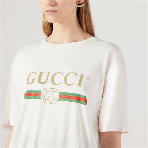 gucci white shirt with logo|gucci white shirt price.